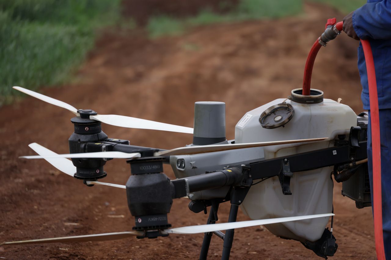 Drone servicing workshop